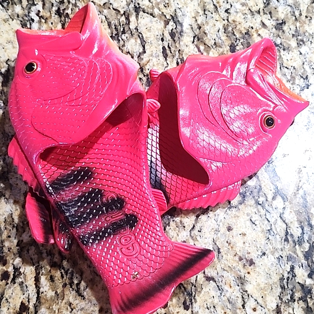 Fishy slippers